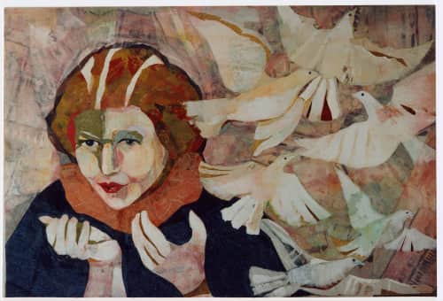 Sandy Oppenheimer Collage - Paintings and Art