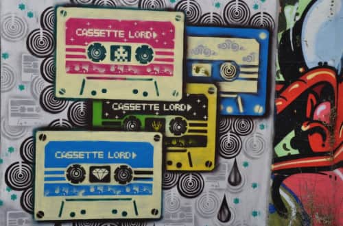 Cassette lord - Paintings and Street Murals