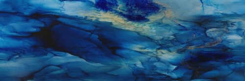 MELISSA RENEE fieryfordeepblue  Art & Design - Wall Treatments and Art