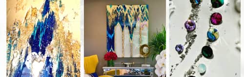 Wall Jewelry by Robyn Camargo - Mixed Media and Paintings