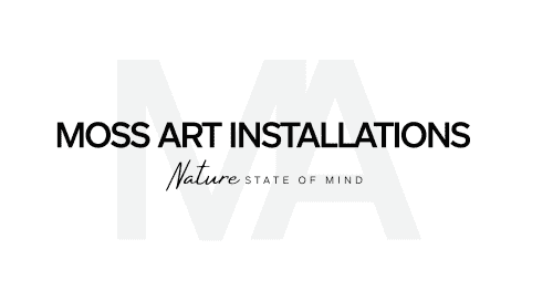 Moss Art Installations - Decorative Objects and Art