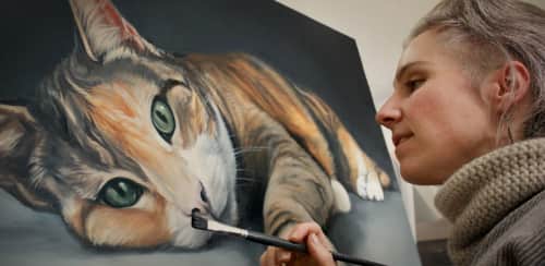 Paws By Zann Pet Portraits - Paintings and Prints