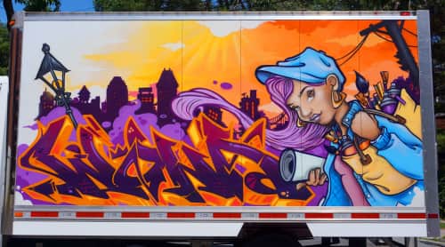 Wuna graffiti - Murals and Art