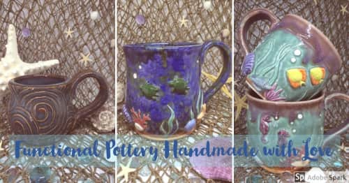 Smiley Seahorse Ceramics - Cups and Tableware