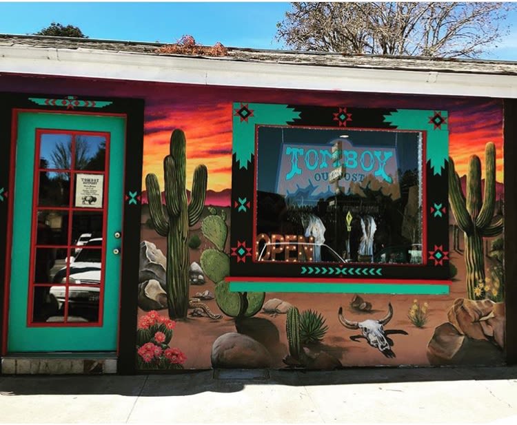 Exterior Store Front Mural by Costanzo Creative at Santa Cruz, Santa