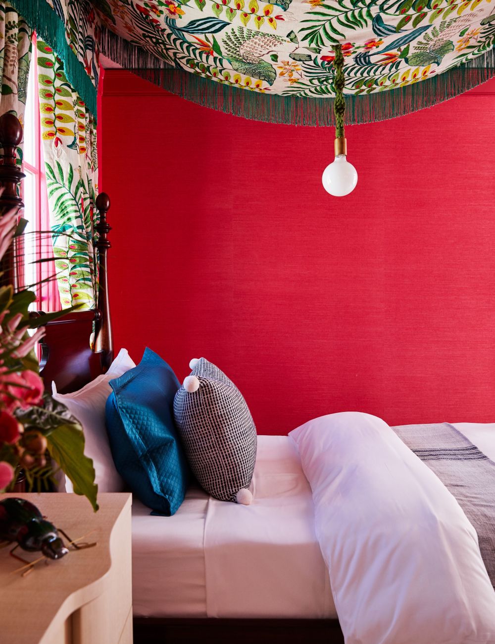 Kearsley Linens White Soleil Sateen and Aegean Art Deco Matelasse by