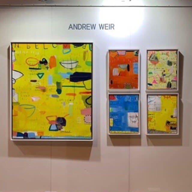 Affordable Art Melbourne 5 Paintings by Andrew Weir / Agnostic Forms