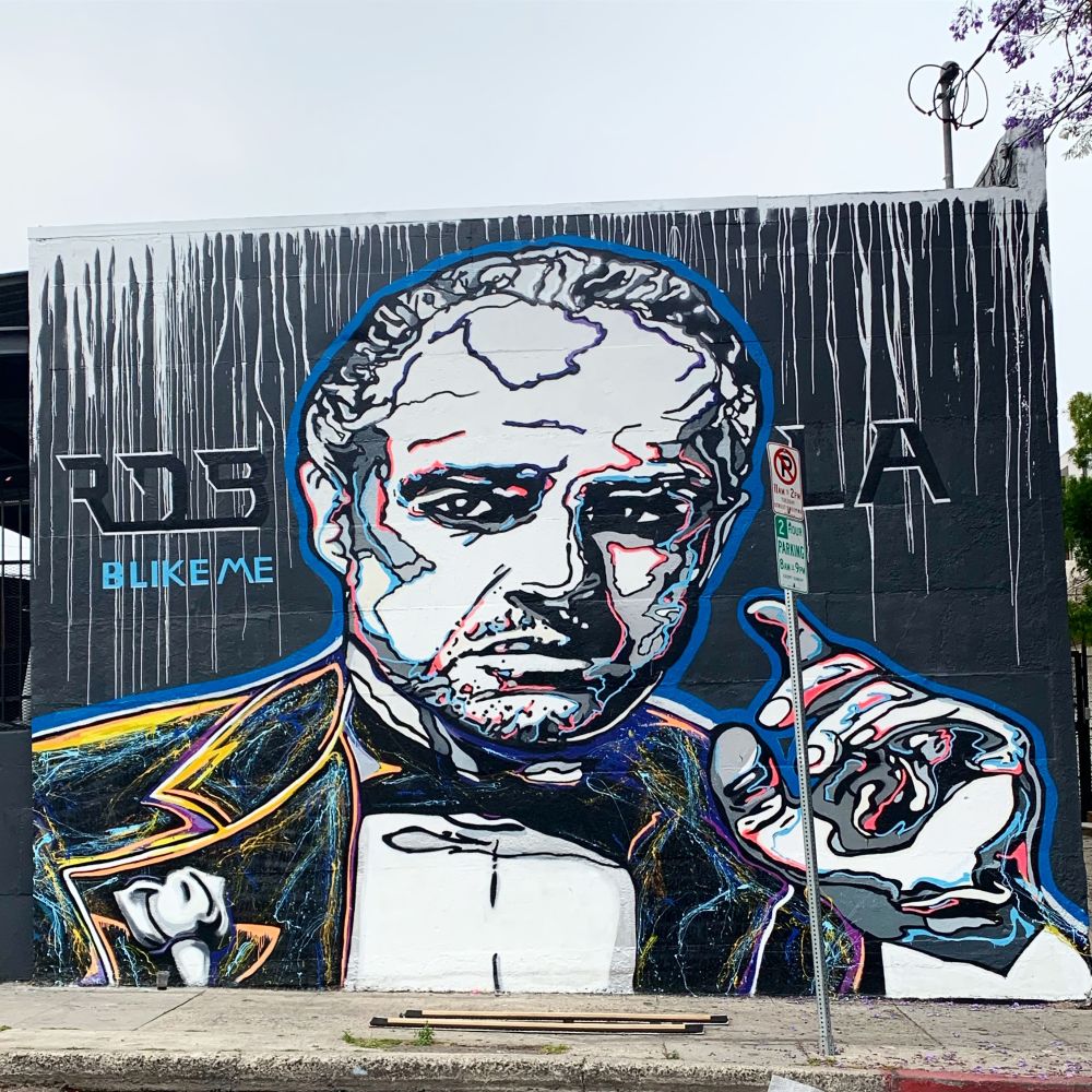 GodFather by B LikeMe at RDB LA Auto Center, Los Angeles Wescover Murals