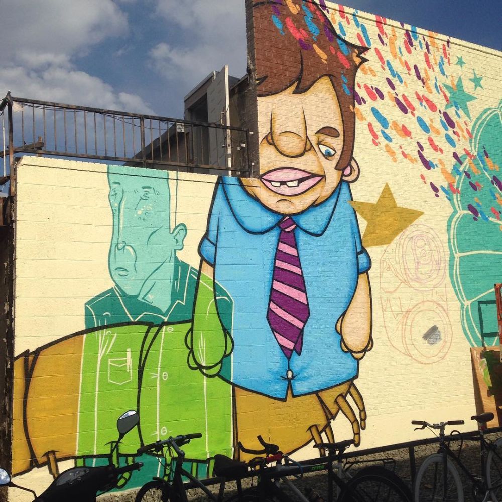 Wall Mural by Mike Graves at Illegal Pete's Northside, Denver