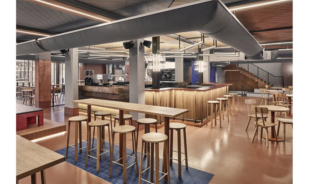 Chairs by Another Country at Foodhallen Den Haag, Den Haag Wescover