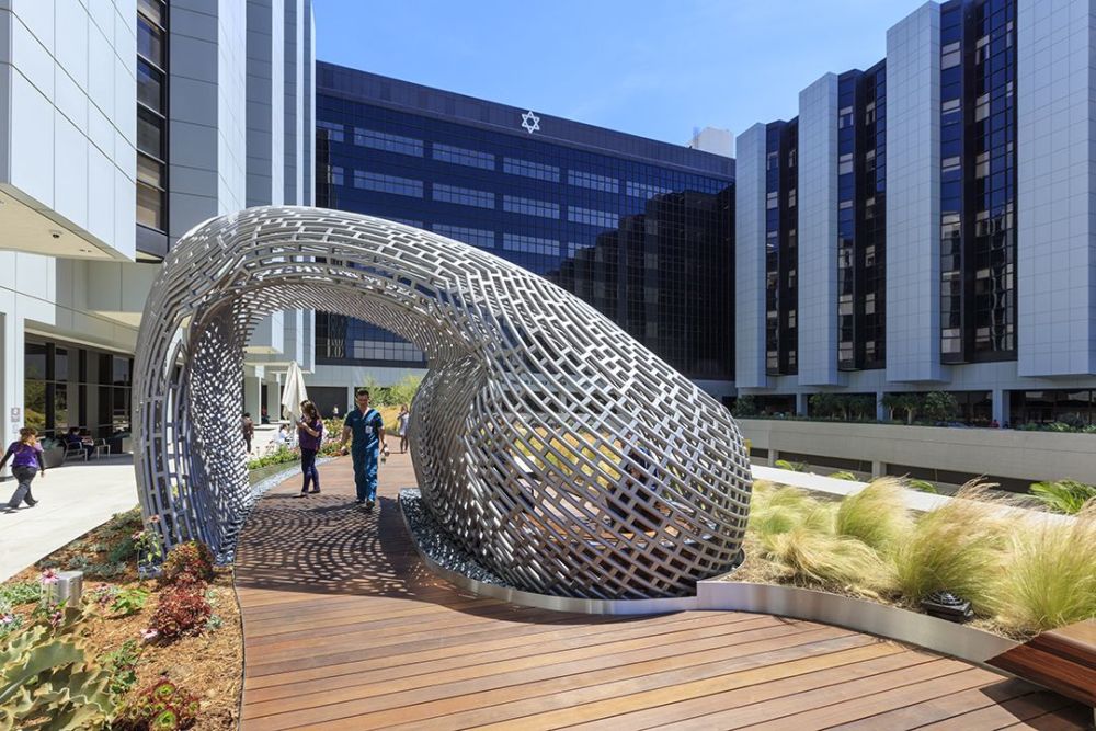 Healing Pavilion by Benjamin Ball at CedarsSinai South Tower, Los