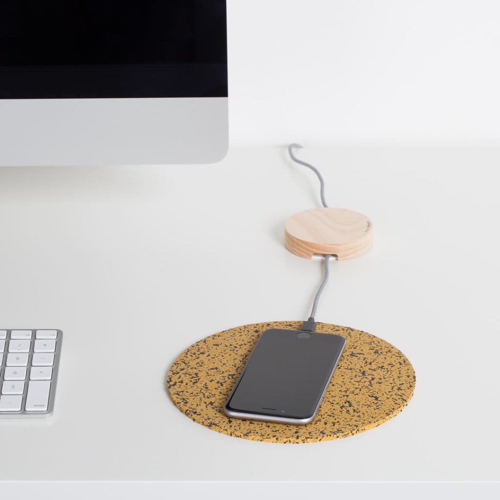 cute charging cable and rubber mat