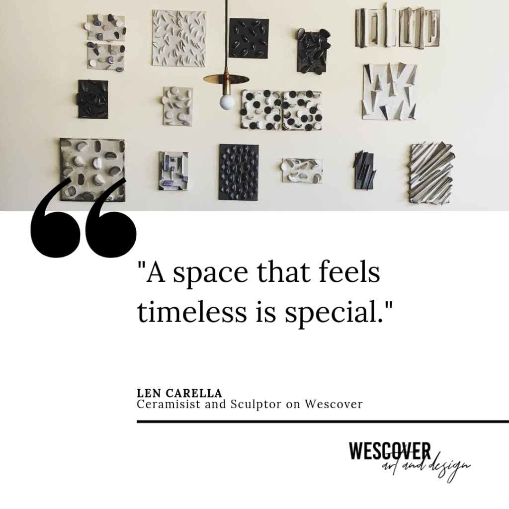Quote By Len Carella, Ceramics on Wescover