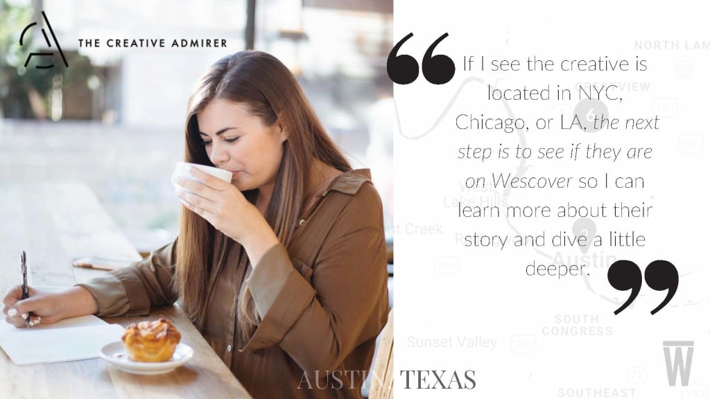 Brooke Blodgette, The Creative Admirer, Austin Blogger, Wescover