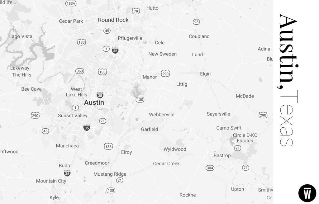Wescover has these and more creators on our map of Austin, available on Wescover.com