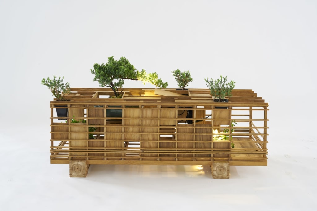 Box Cabin Bench by Plant-In City