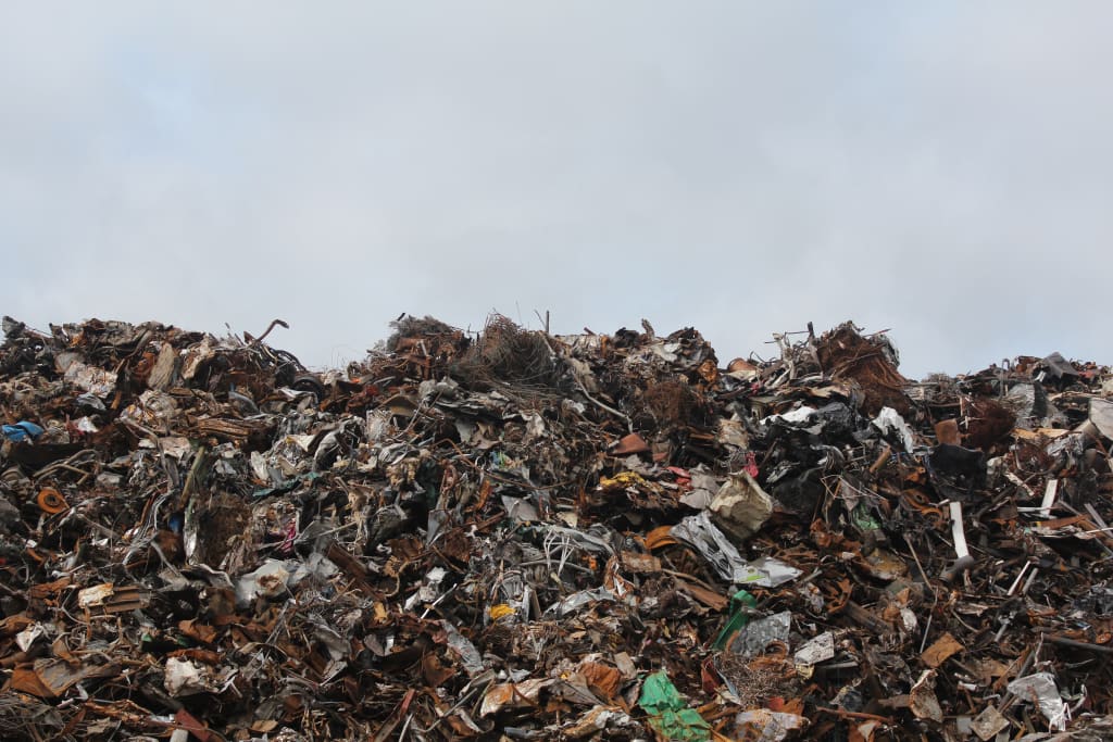 Fast Furniture in landfill