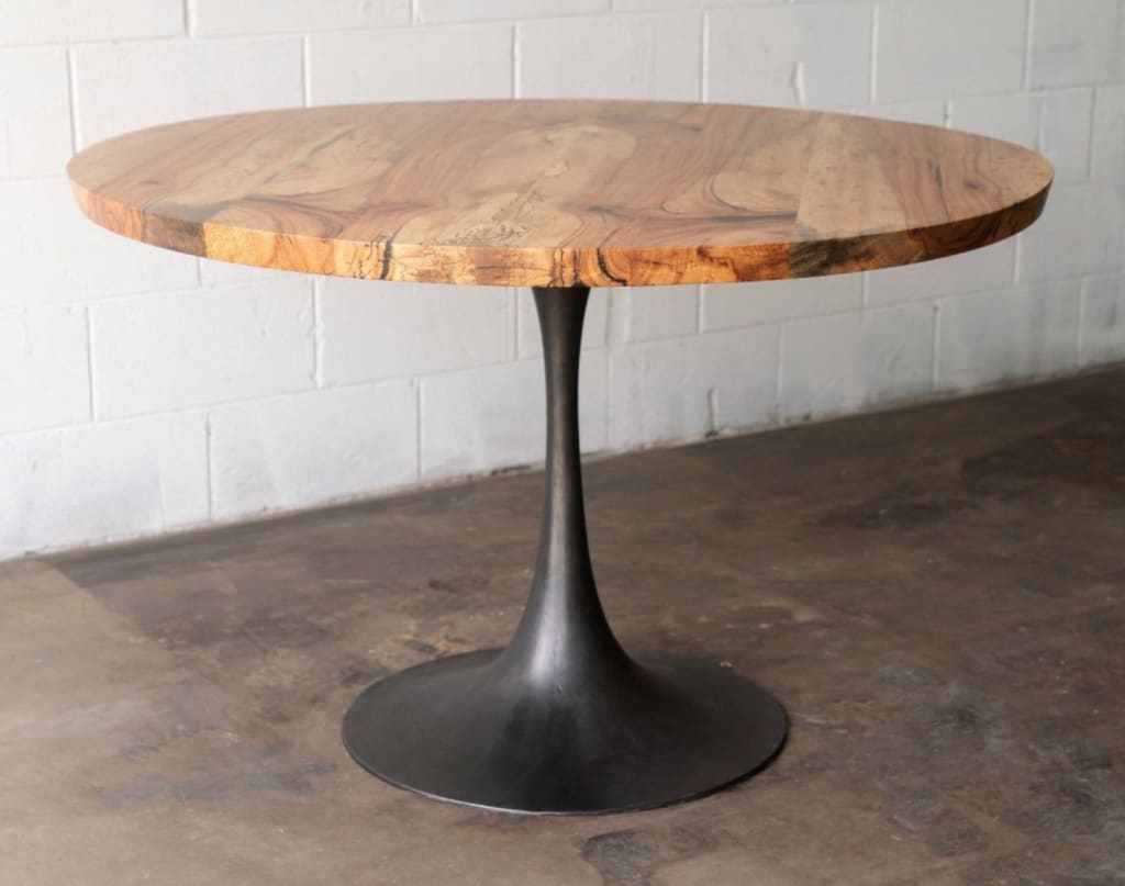 circular dining tables round pedestal by alabama sawyer wescover