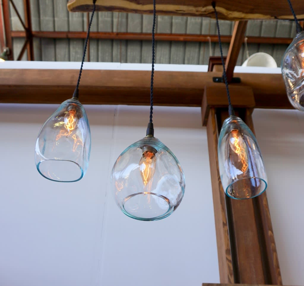 Moonshine Lamp Co. handmade lighting at WestEdge 2019, Wescover.