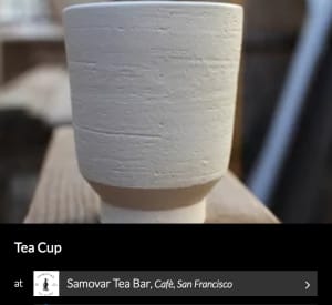 Tea Cup by Atelier Dion. As seen on Wescover.