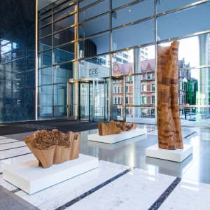 Lobby Installation at 353 North Clark by Barbara Cooper. As seen on Wescover.