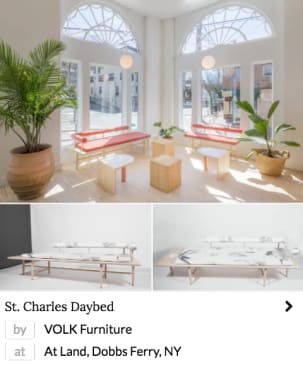 blush tones daybeds by VOLK furniture