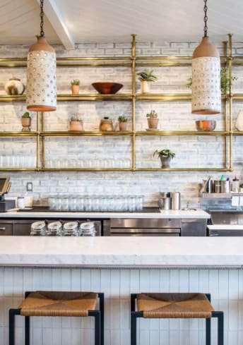 custom stoneware pendant lights in white glaze