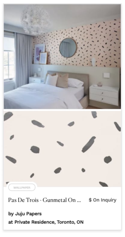 blush pink pastel wallpaper black accent