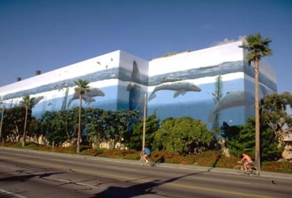 Whaling Wall Number 31 by Wyland at Redondo Beach, as seen on Wescover.