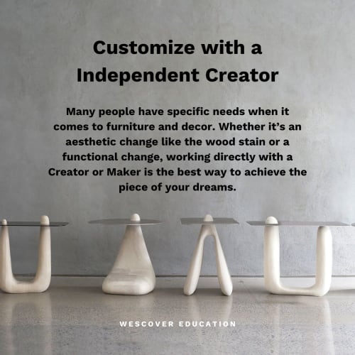 4. Customize with Independent Creators