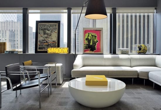 Pop-art modern office space