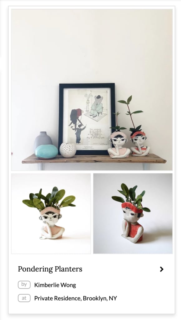 Pondering Planters Vases & Vessels by Kimberlie Wong