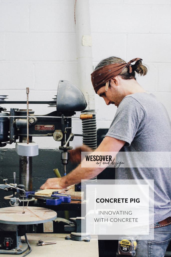 concrete pig, wescover creator