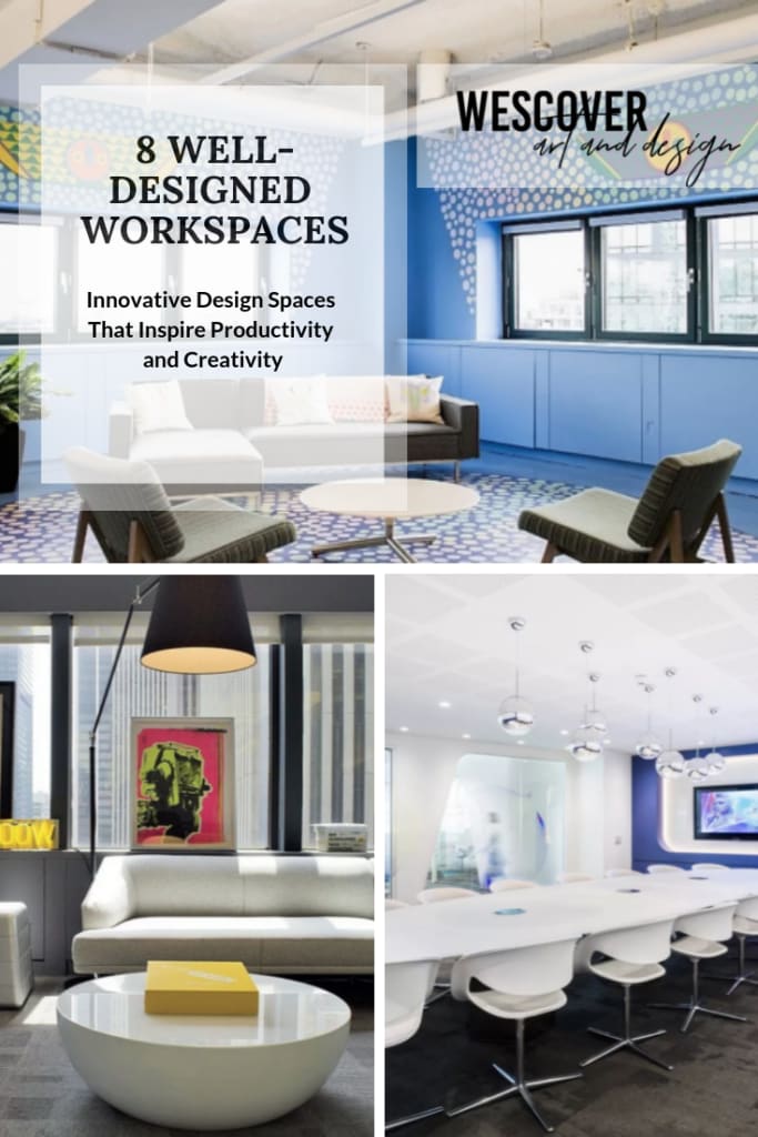 8 Innovative Design Spaces That Inspire Productivity and Creativity. A Wescover listicle.