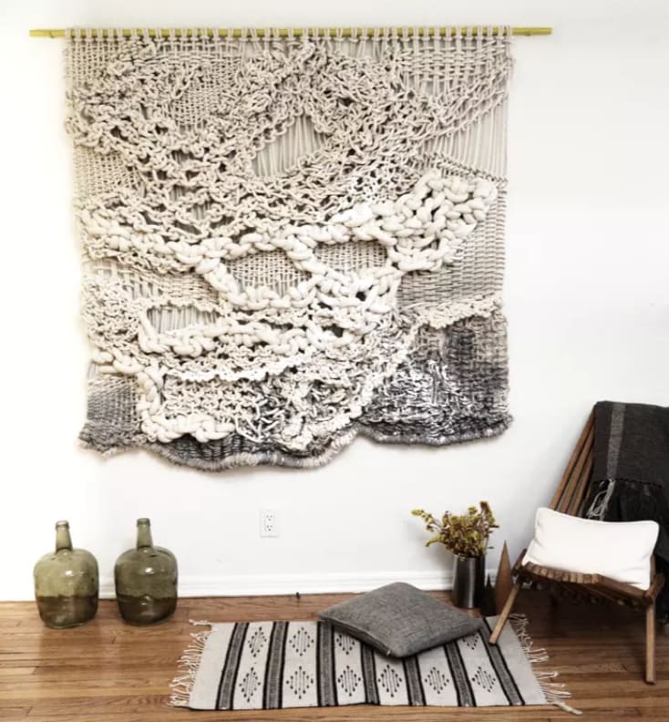 Knotted Wall Art by Belen Senra, Ranran Design. Displayed at a private residence in Venice Beach, CA. As seen on Wescover.