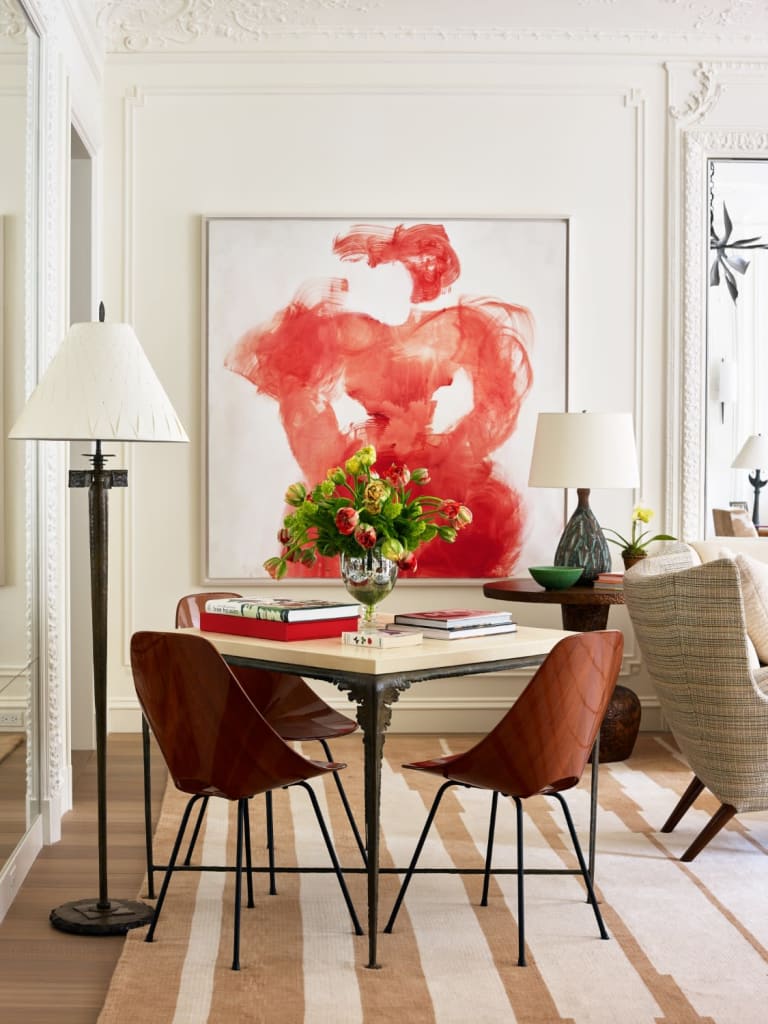 The Living Room of the Historic Apthorp Apartment, designed by Brian J. McCarthy, located in the Upper West Side, New York, NY, as seen on Wescover.