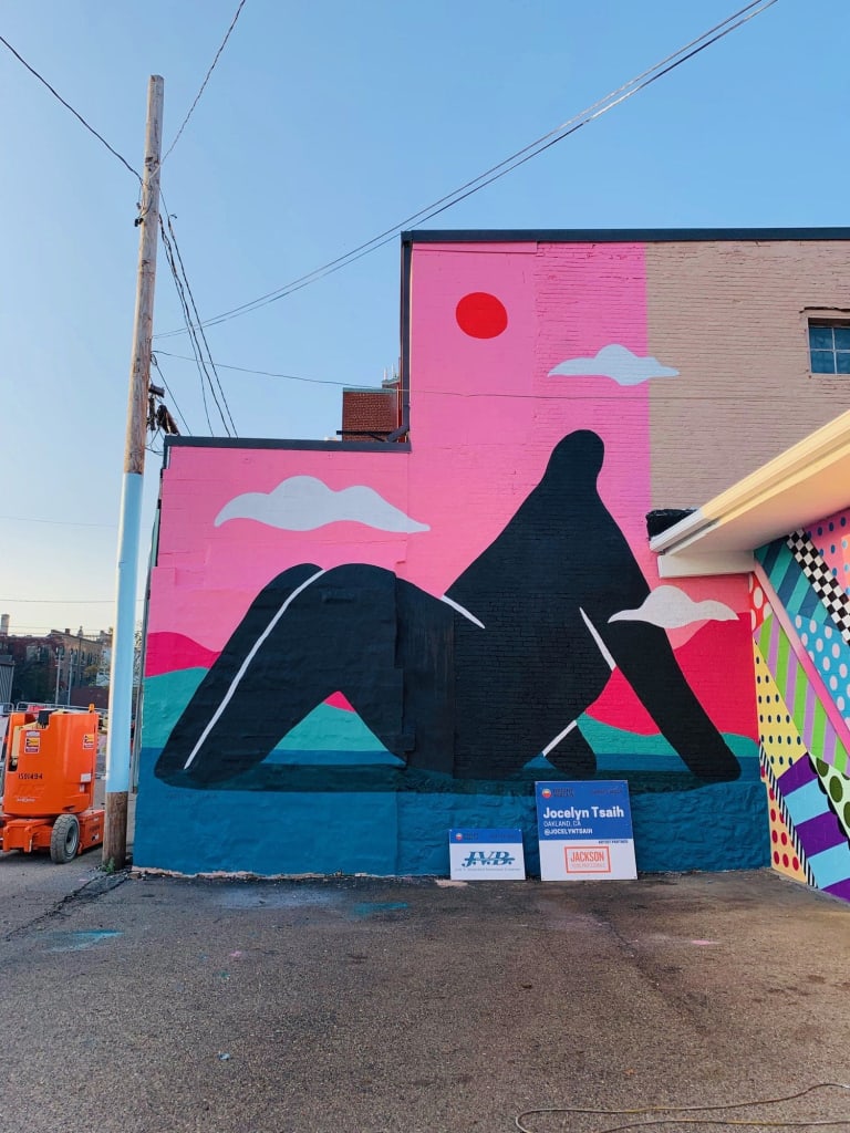 Mural by Jocelyn Tsaih located at Bright Walls Jackson, MI as seen on Wescover.