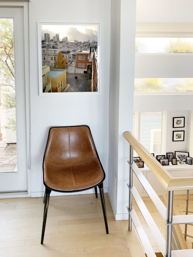 "Running Series - Nicholas, City Skyline" Photography by Tabitha Soren in a Private Residence, San Francisco, CA