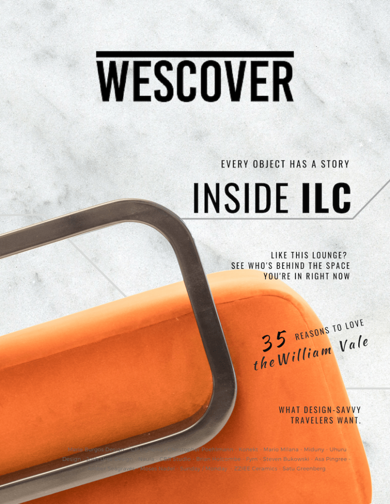 The cover of Wescover's event magazine for the International Lodging Congress