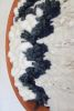 Atlantis - Terracotta & Fiber Wall Sculpture | Wall Hangings by Keyaiira | leather + fiber | Reveal Hair Studio in Santa Rosa. Item made of ceramic with fiber