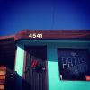 Storefront Window Sign | Signage by Leaf Cutter Studio | Patio Burgers & Beer in Los Angeles