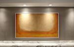 Abstract Mantle, 2015 | Oil And Acrylic Painting in Paintings by Matthew Thomas | Club Quarters Hotel in Houston in Houston