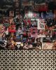 Custom Collage Wall | Interior Design by Houston Hospitality | Break Room 86 in Los Angeles