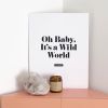 Oh Baby Art Print | Prints by Swell Made Co.. Item made of paper