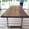 French Walnut Table | Dining Table in Tables by Handmade in Brighton. Item composed of walnut & steel