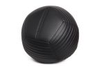 Banded Queen Leather Ball Ottoman | Benches & Ottomans by Moses Nadel | One Hundred Barclay Condominiums in New York