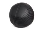 Banded Queen Leather Ball Ottoman | Benches & Ottomans by Moses Nadel | One Hundred Barclay Condominiums in New York. Item made of leather