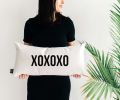 XOXOXO Throw Pillow | Pillows by Swell Made Co. | County Collective in Prince Edward. Item made of fabric & fiber
