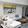 At The Beach | Oil And Acrylic Painting in Paintings by Andrew Cotton Art 100% COTTON. Item composed of canvas