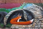 Watershed | Street Murals by Paul Santoleri | Roxborough Pocket Park in Philadelphia. Item made of synthetic